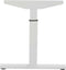 T-poot Wingbureau Quick breed 160CM diep 120CM bladkleur Licht Eiken framekleur Wit (RAL9010) wingzijde Links