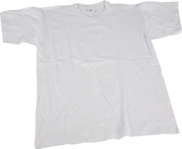 T-shirt afm 3-4 jaar b: 32 cm wit ronde hals 1stuk
