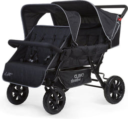 Childhome Two By Two - Wandelwagen - 4 Zits - Zwart