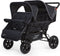 Childhome Two By Two - Wandelwagen - 4 Zits - Zwart