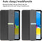 imoshion iPad 11 (2025) 11 inch / 10e generatie (2022) 10.9 inch - Trifold Bookcase - Auto-wake functie - Zwart