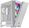 Nfortec Krater X - ATX Semi-toren doos - RGB Verlichting - Wit