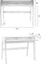 Zuiver Barbier Bureau Hout Naturel