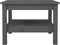 vidaXL - Salontafel - 55x55x40 - cm - massief - grenenhout - grijs
