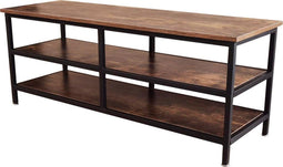 Tv meubel kast Stoer - dressoir industrieel vintage - 120 cm breed - bruin