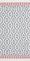 vidaXL - Vloerkleed - 80x150 - cm - katoen - grijs