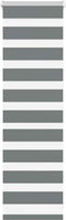 vidaXL - Zebra - rolgordijn - 50x100 - cm - stofbreedte - 45,9cm - donkergrijs