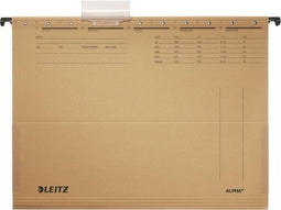 Leitz Hangmap Alpha Din A4 Naturel-Bruin 19160000 1 Stuks