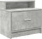 vidaXL - Nachtkastjes - 2 - st - met - lade - 51x31x47 - cm - betongrijs