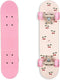 Konges Sløjd Skateboard met verlichte wielen - 38x29x36 - Cherry