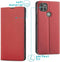 iMoshion Hoesje Geschikt voor Motorola Moto G9 Power Hoesje Met Pasjeshouder - iMoshion Slim Folio Bookcase - Rood