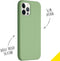 Accezz iPhone 12 / 12 Pro - Back Cover - Schokabsorberend - Groen