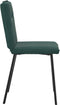 vidaXL - Eetkamerstoelen - 2 - st - fluweel - donkergroen
