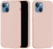 Lunso - Softcase Backcover hoes - Geschikt voor iPhone 13 - Roze