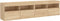vidaXL - Tv-wandmeubels - met - LED - 2 - st - 80x30x40 - cm - sonoma - eikenkleurig