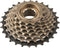 Tecora E freewheel 7 speed 14-28t zwart-bruin in box