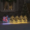 LED Kerstdecoratie Multikleur 69 x 79 cm PVC
