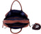 DSTRCT Wall Street - Leren Laptoptas 2 Vaks - Laptopvak 15,6 inch - Bruin