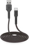 SBS TECABLETC3MTK - USB-A - USB-C 3m kabel - Snelladen en gegevensoverdracht - Zwart
