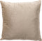 Dutch Decor AVERY - Sierkussen velvet 45x45 cm - Pumice Stone - beige met goudkleurige print - Inclusief binnenkussen