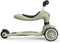 Scoot & Ride Highway Kick 1 - Kinderstep - Verstelbaar zadel en stuur - Olive