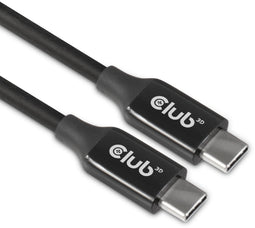 Club 3D CAC-1535 - USB C Kabel - 5 m - USB 3.2 Gen 2 10000 Mbit/s 60 W - Zwart