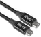 Club 3D CAC-1535 - USB C Kabel - 5 m - USB 3.2 Gen 2 10000 Mbit/s 60 W - Zwart