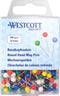 Westcott markeerspelden - Ø5mm x 16mm - assorti kleuren - 100 stuks - AC-E10500