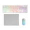Pack Gaming Mars Gaming MCPWXWES - Gaming Set - RGB Achtergrondverlichting - Wit (3 stuks)