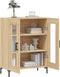 vidaXL - Dressoir - 69,5x34x90 - cm - bewerkt - hout - sonoma - eikenkleurig