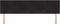 vidaXL - Hoofdbord - met - Knopen - - - Zwart - - - 180 - cm - - - Fluweel