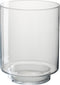 J-Line windlicht Laura - kaarshouder - glas - transparant - small