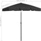 vidaXL - Strandparasol - 180x120 - cm - zwart