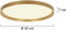Steinhauer Flady 4367GO - Plafonnière - 20W LED 2000 Lumen Ø30cm - Goud
