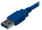 Startech.com USB 3.0-kabel A-naar-B - 1 m - SuperSpeed - Blauw