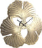 PTMD Rosalee Wandklok Ginkgoblad - 45 x 4,5 x 44 cm - Metaal - Goud