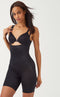 SPANXshape™ Thinstincts 2.0 - Invisible Open-Bust Mid-Thigh Bodysuit - Verstelbare bandjes - Zwart - Maat XL