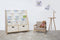 O'Liv Kinderboekenrek - Massief Houten Boekenkast met 2 Opslagbakken - W90 x D35 x H95 cm