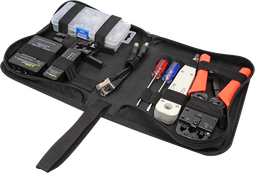 LogiLink WZ0030 - Netwerk-gereedschapset - Inclusief krimptang LSA kabelgereedschap kabeltester