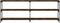 vidaXL - Wandtafel - 200x29x75 - cm - bewerkt - hout - gerookt - eikenkleurig
