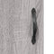 vidaXL - Hangkast - 34,5x34x90 - cm - grijs - sonoma - eikenkleurig