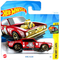 Hot Wheels King Kuda - HW Art Cars 1:64 - 152/250 - Goud/Rood