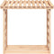 vidaXL - Haardhoutrek - 108x64,5x110 - cm - massief - grenenhout