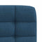 vidaXL - Eetkamerstoelen - 2 - st - stof - blauw
