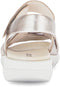 Gabor Sandaal 64.812.62 - Platte sandalen - Verstelbare band - Champagne Goud