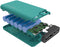 RealPower PB-15000C - Powerbank - 15000 mAh - Zwart Groen