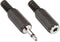 Bandridge BPP300 - Audio Connector Kit - 3,5mm mono male/female - Zwart
