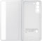 Samsung Galaxy S21 FE 5G - Clear-View Cover - Vingervlek-vrij - Wit