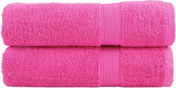 vidaXL - Badhanddoeken - SOLUND - 2 - st - 600 - g/m² - 70x140 - cm - roze