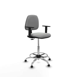 Piqueras y Crespo B1D05RT - Bureaustoel - Hoogteverstelbaar met armleuning - Lichtgrijs
